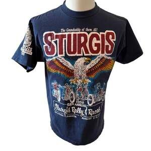 Vintage 1998 Sturgis 58th Annual Rally & Races T-Shirt Size L